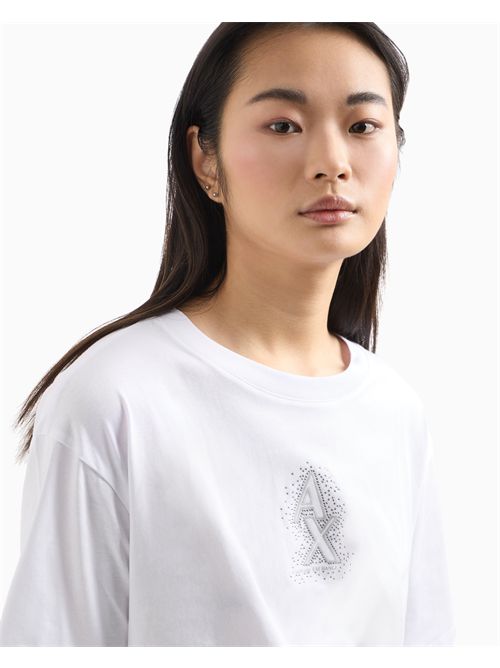 t-shirt woman white ARMANI EXCHANGE | XW000102AF10359/U0002